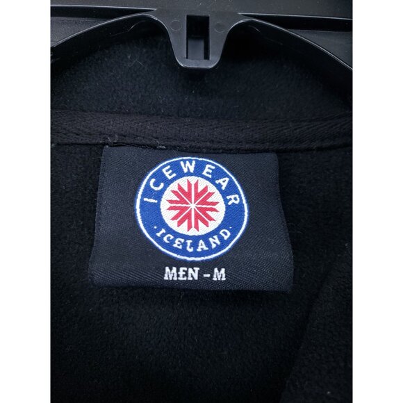 Icewear Mens Medium Wool Blend Insulated Hooded Jacket With Zipper Pockets - Picture 6 of 7